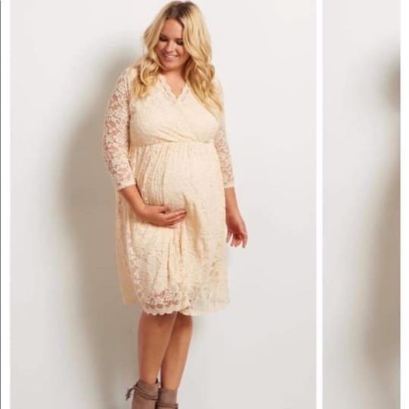 Pinkblush Dresses & Skirts - Maternity Lace Dress